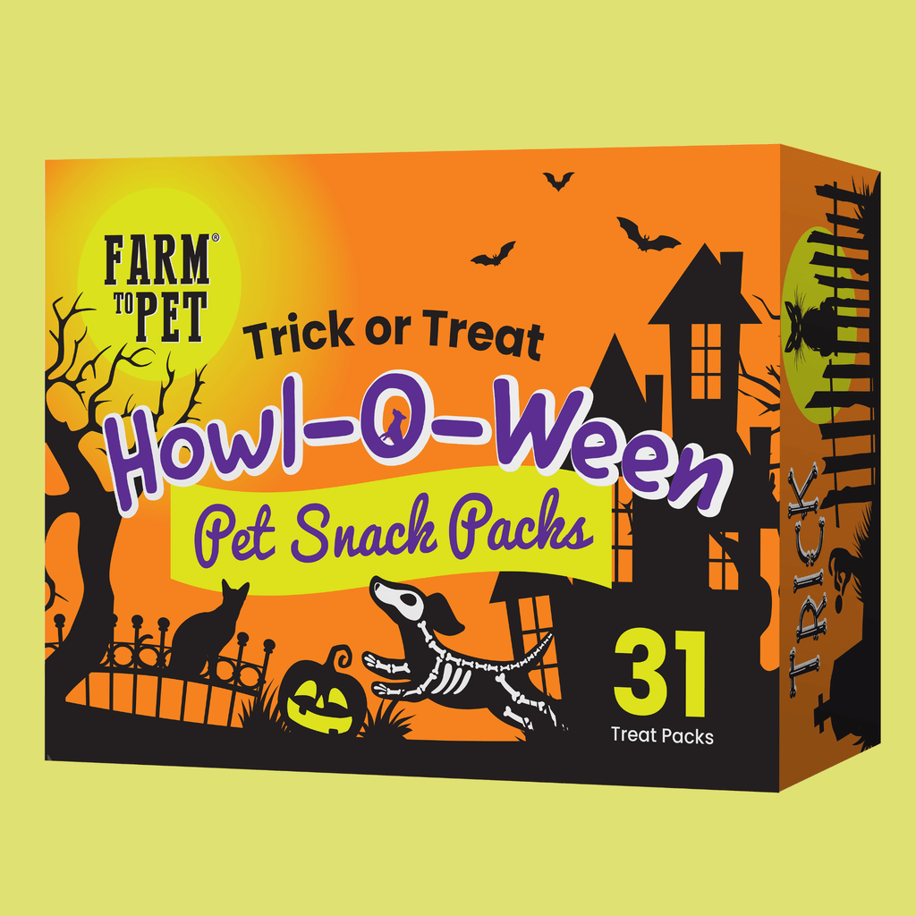 Farm To Pet Halloween Dog Treat Box – 31 Snack Packs - Whisker House