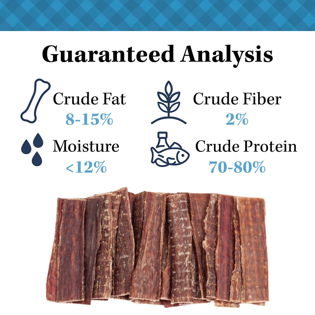 Country Living 6” Gullet Flats Dog Treats – 20 Count Bag – All-Natural Beef Esophagus Chews – High-Protein, Easily Digestible, Single-Ingredient Dog Treats – Grain-Free & Long-Lasting - Whisker House