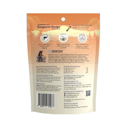 Kangaroo Meaty Bites Dog Treats package, product photo 9 of 11
