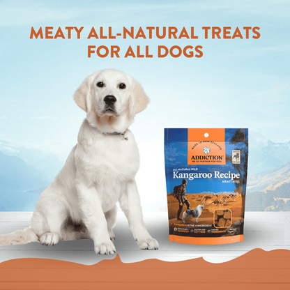 Kangaroo Meaty Bites Dog Treats package, product photo 3 of 11
