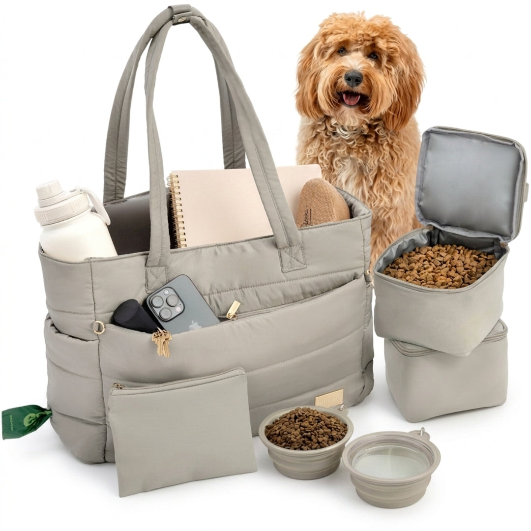 Puffer Dog Travel Bag for Dog Moms – Rubyloo