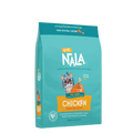NALA cat food package with chicken flavor on a white background