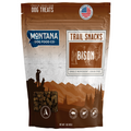 Montana Dog Food Co. trail snacks bison package on a white background