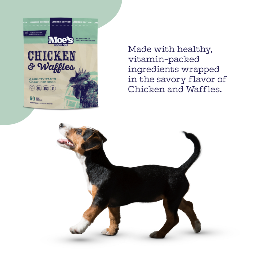 Chicken and Waffles Chews (60 chews per product) - Whisker House