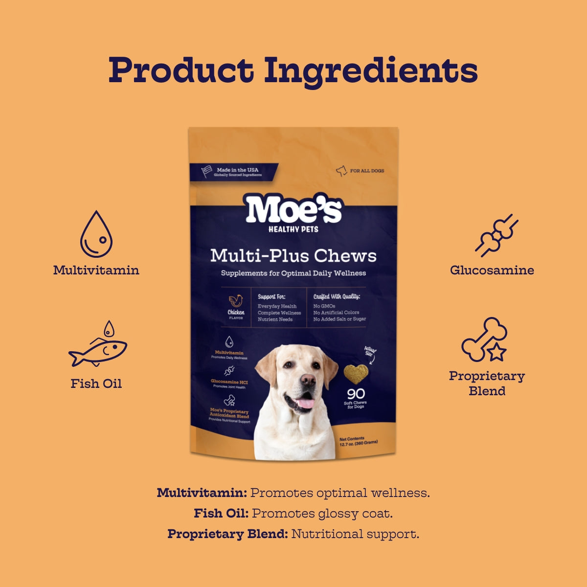 Multi-Plus Chews (60 chews per product) - Whisker House