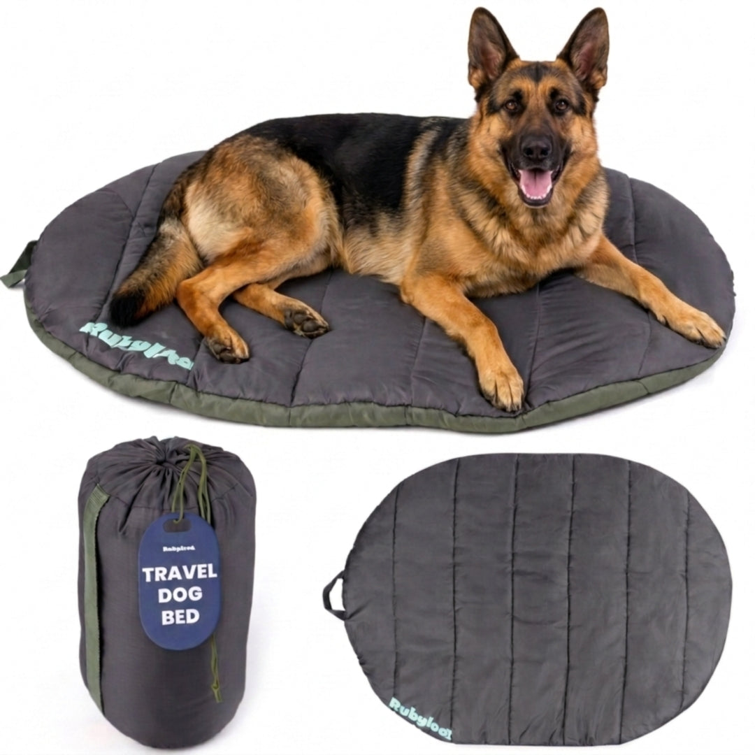 Rubyloo Travel Dog Bed - Foldable, Water Resistant Pet Mat | Whisker House