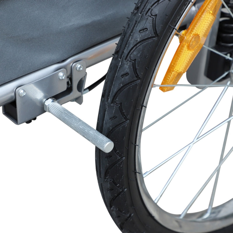 Close-up of a bicycle wheel with a tire and rim on a white background