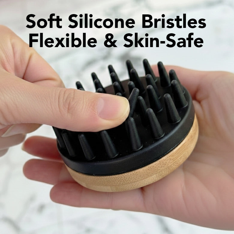 THE BATH BRUSH being used on a dog coat