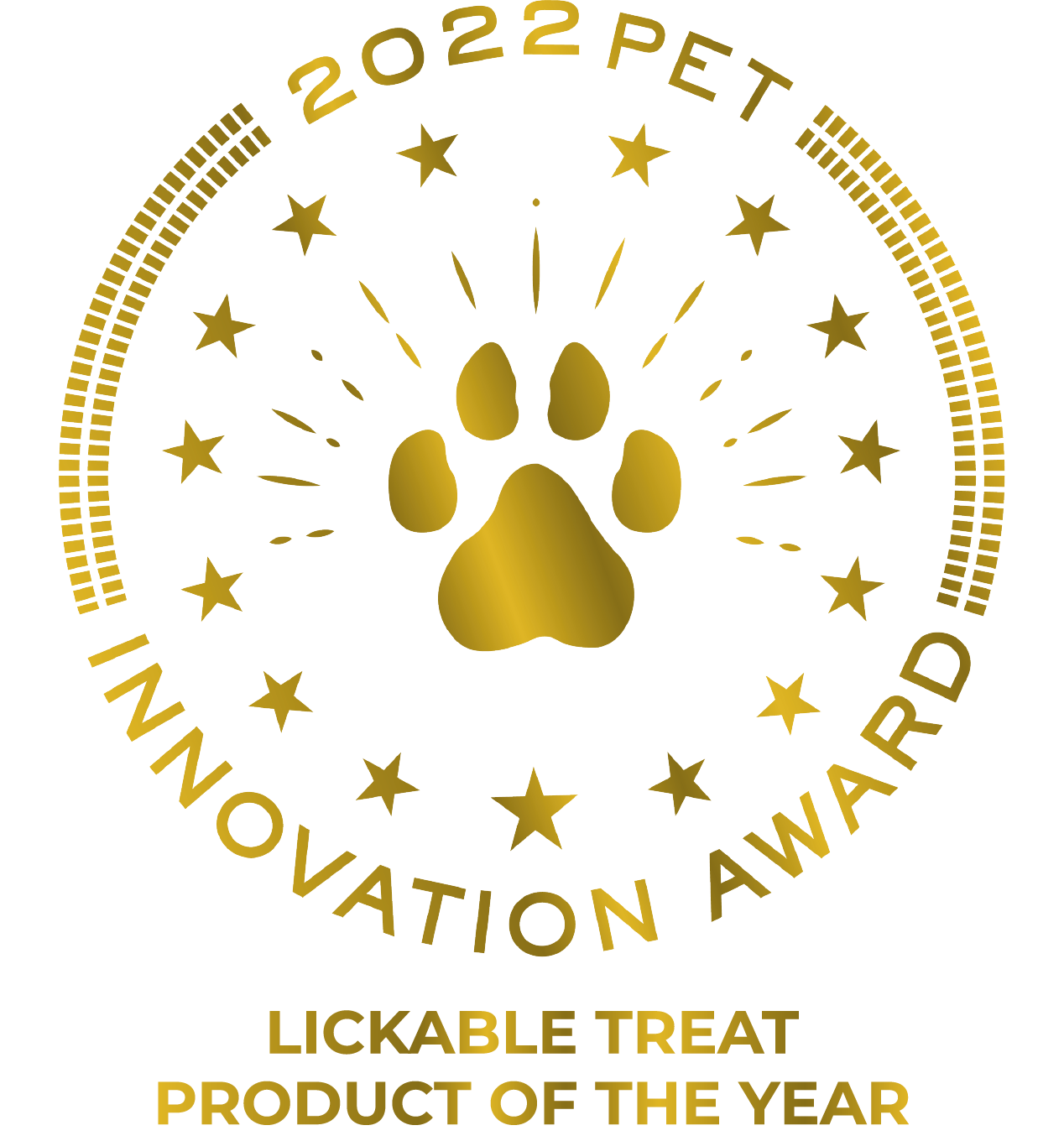 Dawg Butter Pet Innovation Awards recognition badge