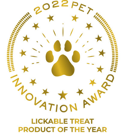Dawg Butter Pet Innovation Awards recognition badge