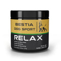 Jar of Bestia Dog Sport Relax on a white background