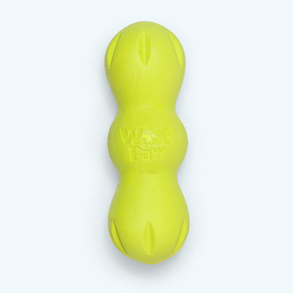 Yellow dog toy with 'K9 Companions' branding on a white background