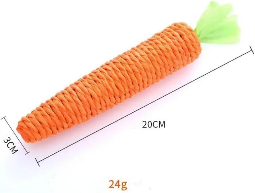 Carrot Cat Toy – Bite-Resistant Teething & Interactive Play Stick