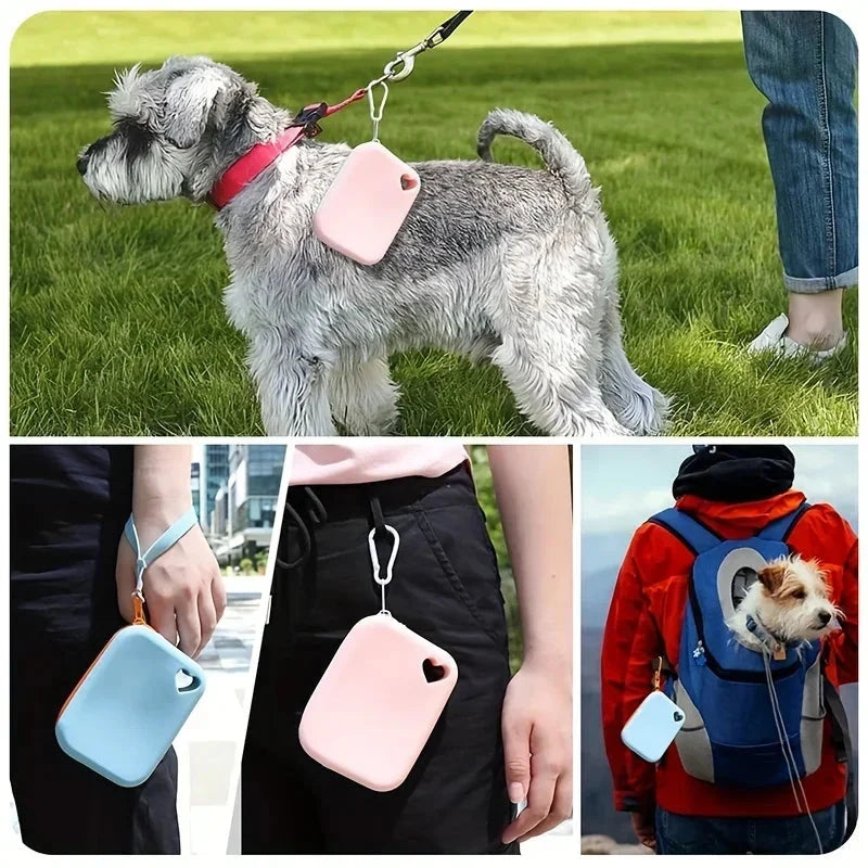 Portable Silicone Dog Treat Pouch – Hands-Free Waterproof Training Bag