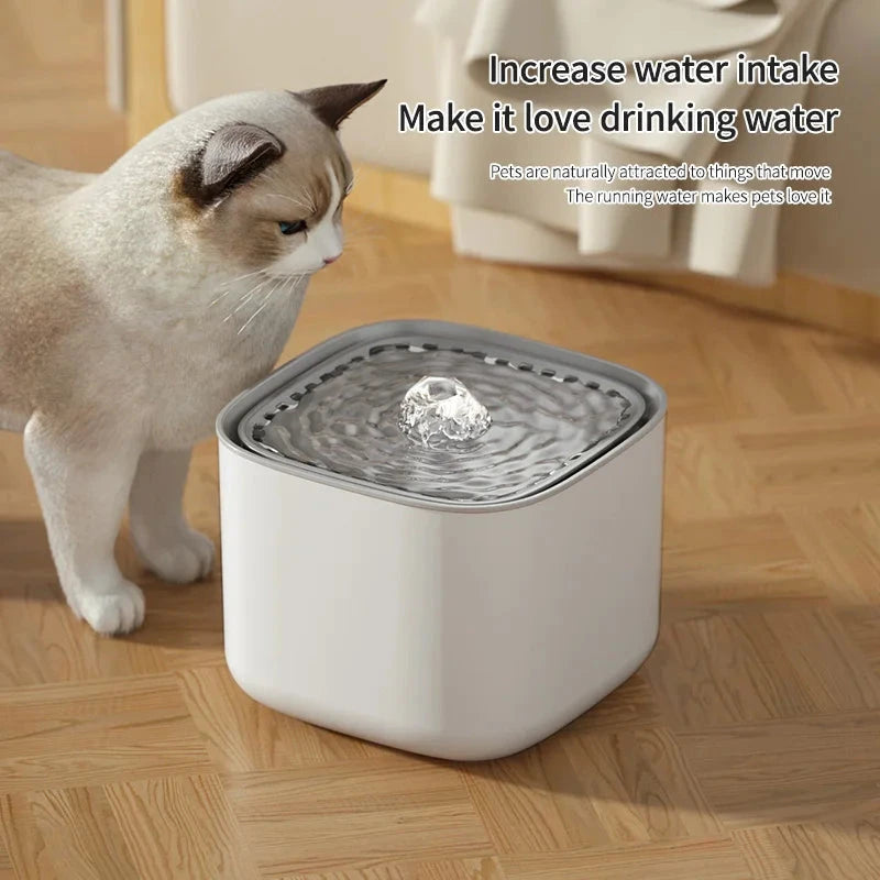 3L Cat Water Fountain – Silent USB Electric Dispenser with Filter