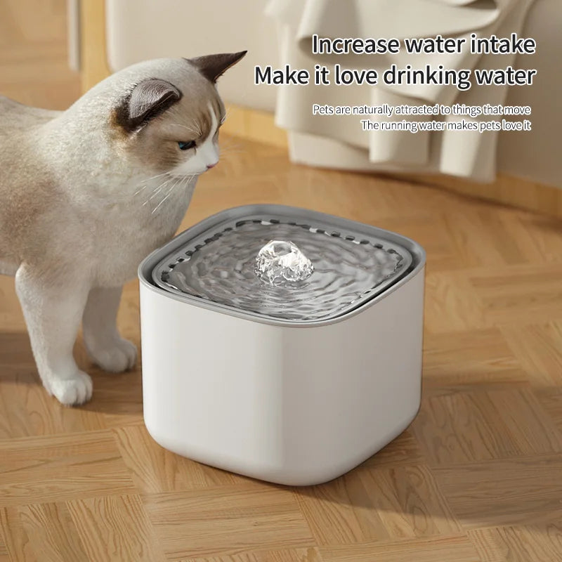 3L Cat Water Fountain – Silent USB Electric Dispenser with Filter