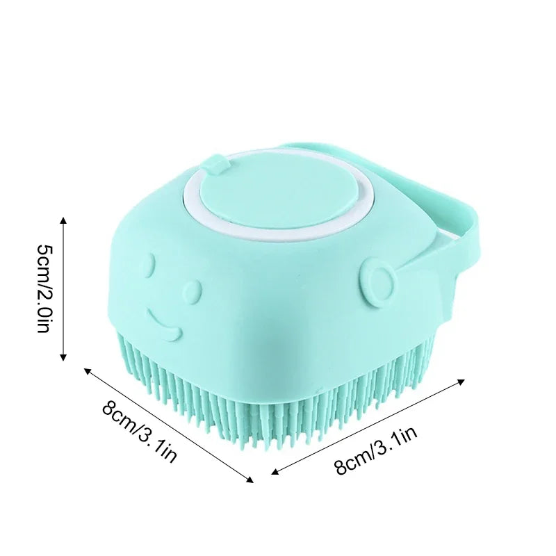 Pet Bathing Brush Soft Silicone Grooming & Massage Tool