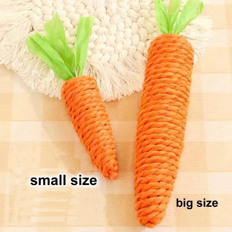 Carrot Cat Toy – Bite-Resistant Teething & Interactive Play Stick