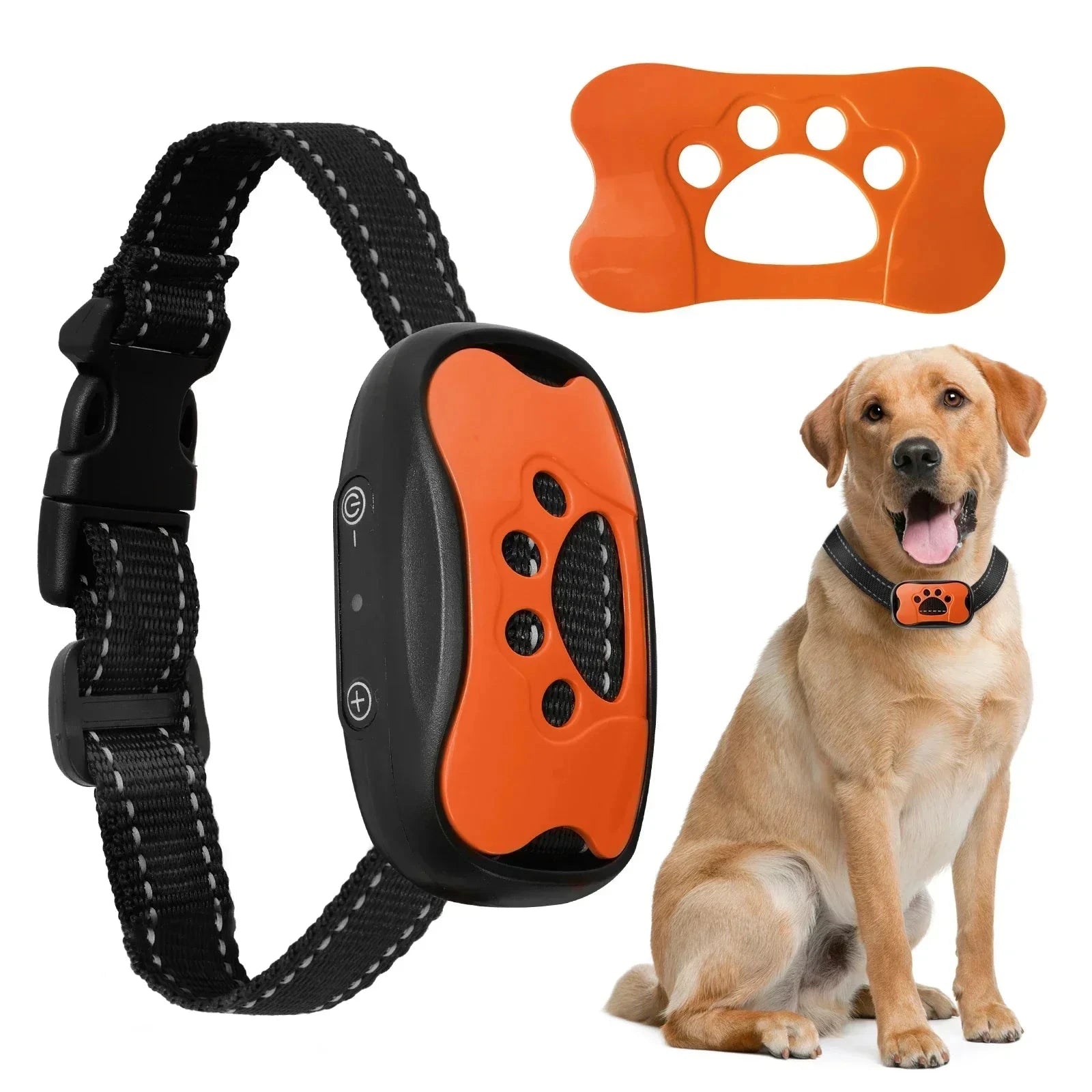 Rechargeable Dog Anti-Bark Collar with Beep & Vibration – Whisker House