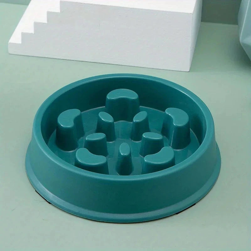 Non-Slip Slow Feeder Pet Bowl for Dogs & Cats – Healthy Eating