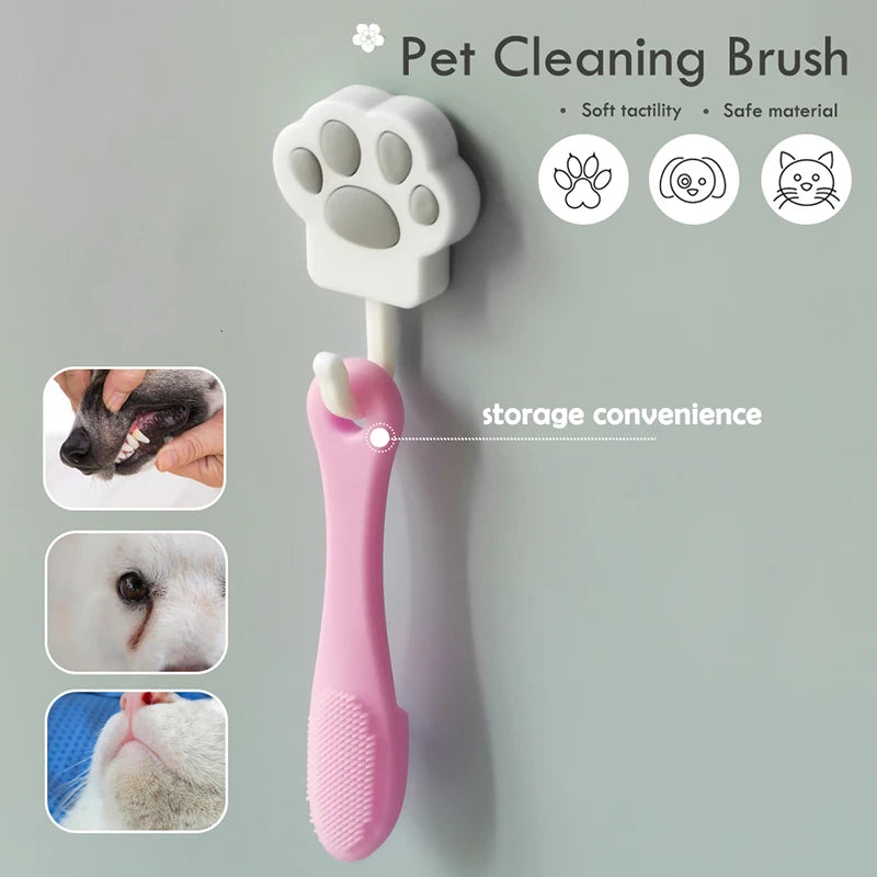 Soft Silicone Pet Finger Brush – Dog & Cat Eye & Tooth Care
