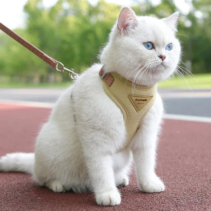 Pet Harness and Leash Set – Breathable & Durable for Small Dogs and Cats