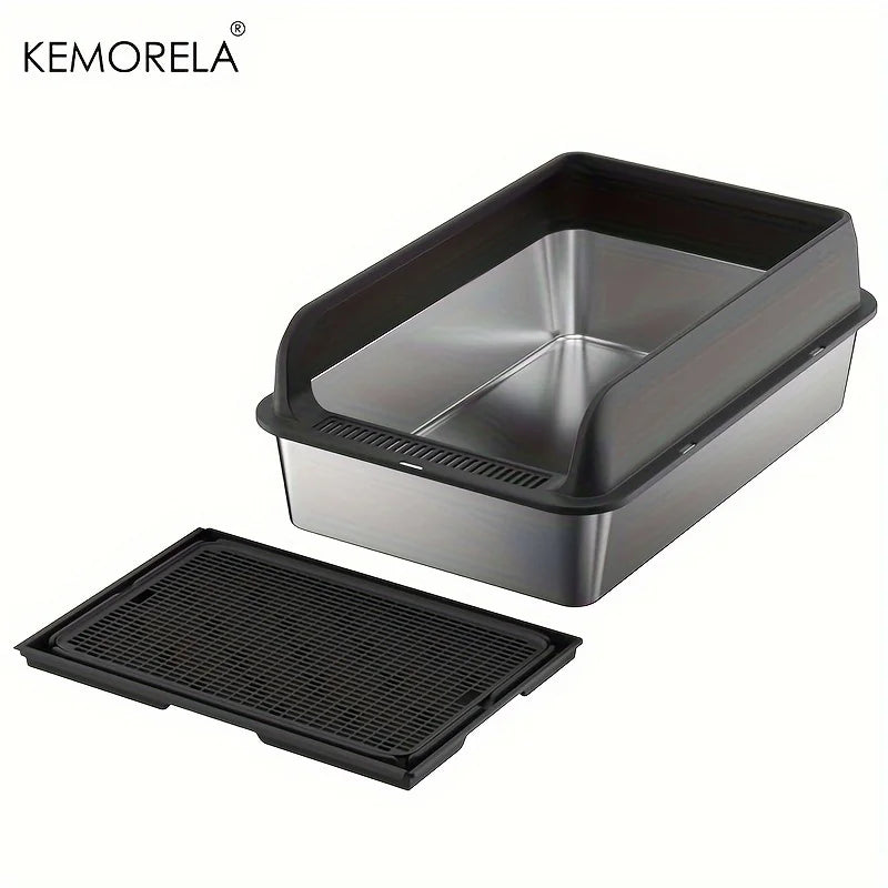 Stainless steel litter box