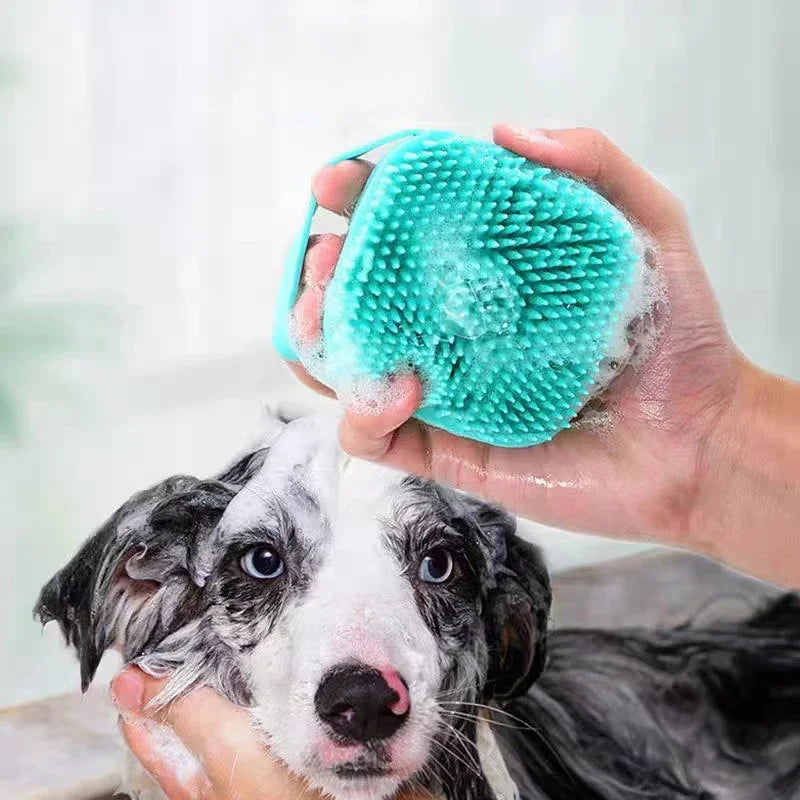 Pet Bathing Brush Soft Silicone Grooming & Massage Tool