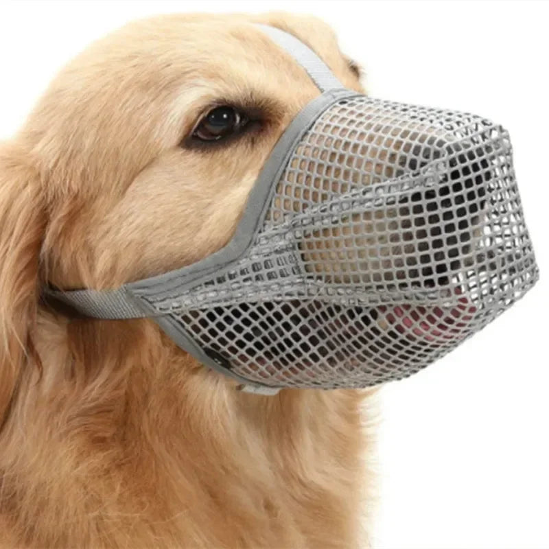 Breathable Dog Muzzle – Anti-Biting, Anti-Licking, Adjustable