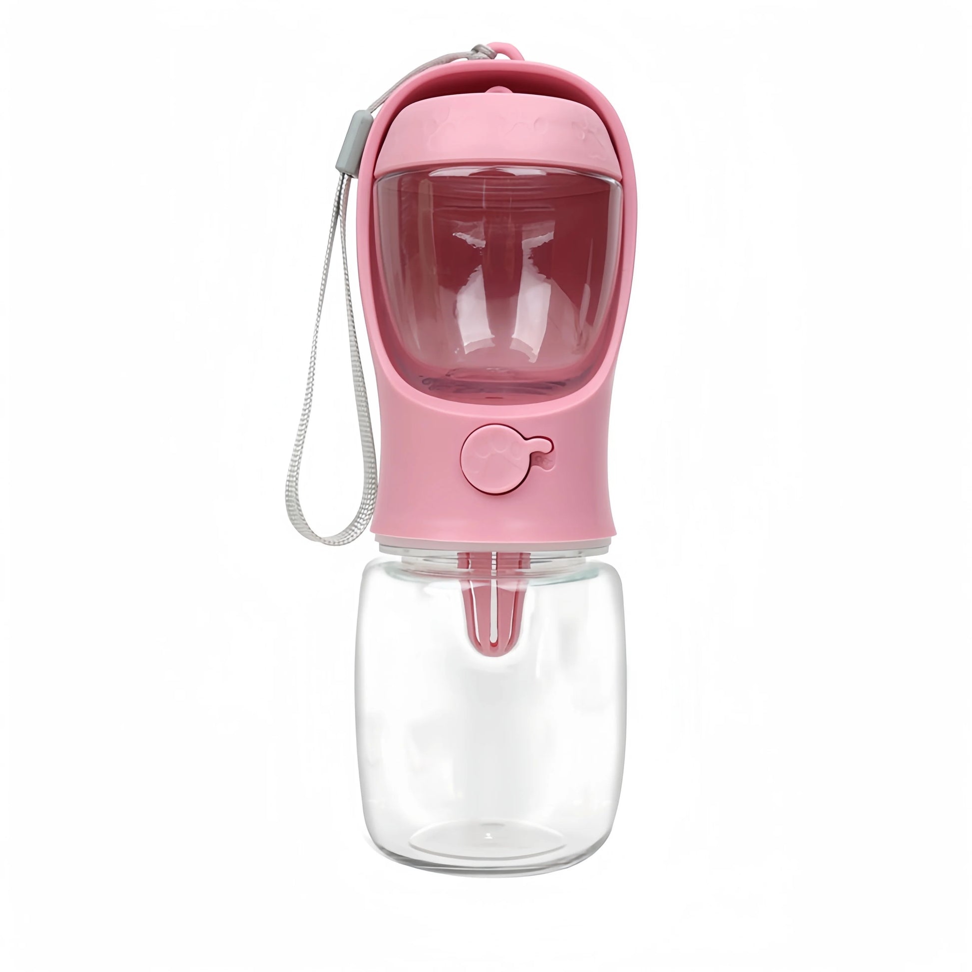 Portable Dog & Cat Water Bottle with Food Storage – Travel Feeder