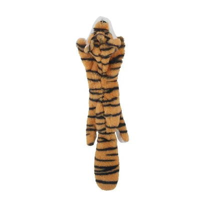 Funny Stuffingless Dog Toy with Squeaker – Durable Plush Chew
