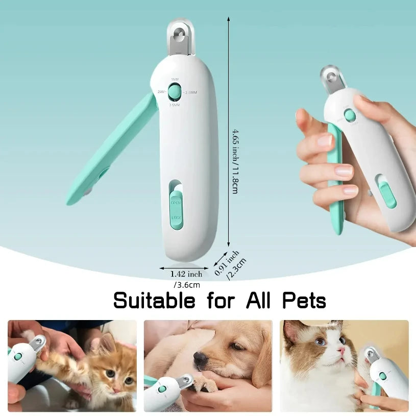 Professional Pet Nail Trimmer with Adjustable Hole – Cats & Dogs