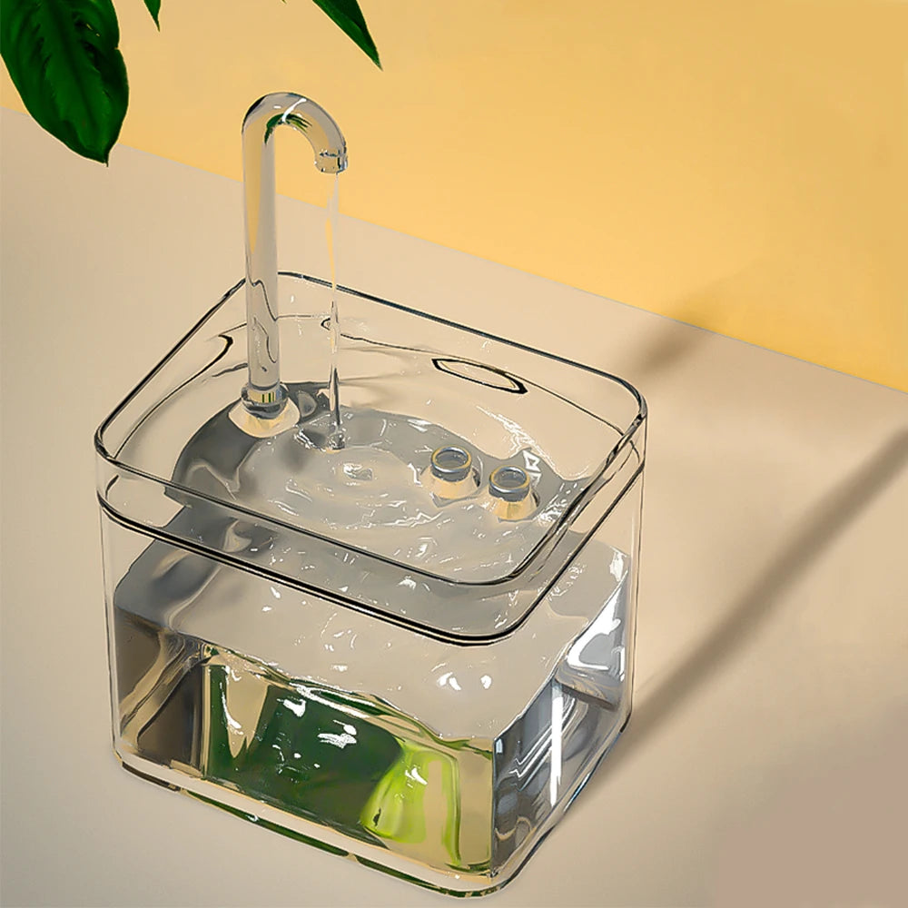 Automatic Cat Water Fountain with Filter – 1.5L USB Dispenser
