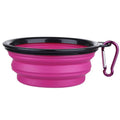 Folding Portable Silicone Dog Feeder Bowl – Travel Food & Water