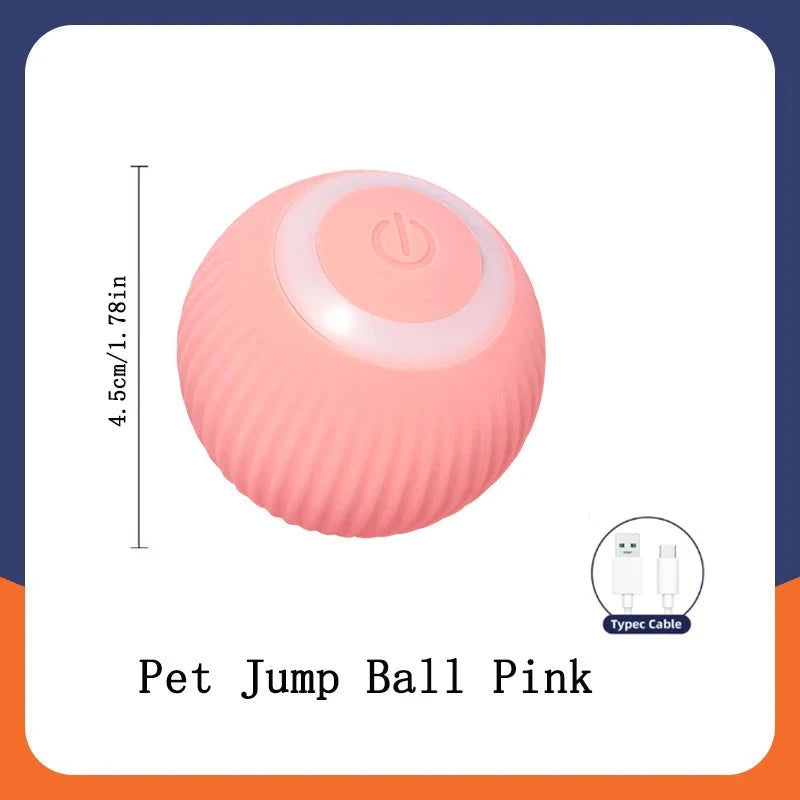 Smart Interactive Dog Toy Ball USB Rechargeable Bouncing Pet Toy