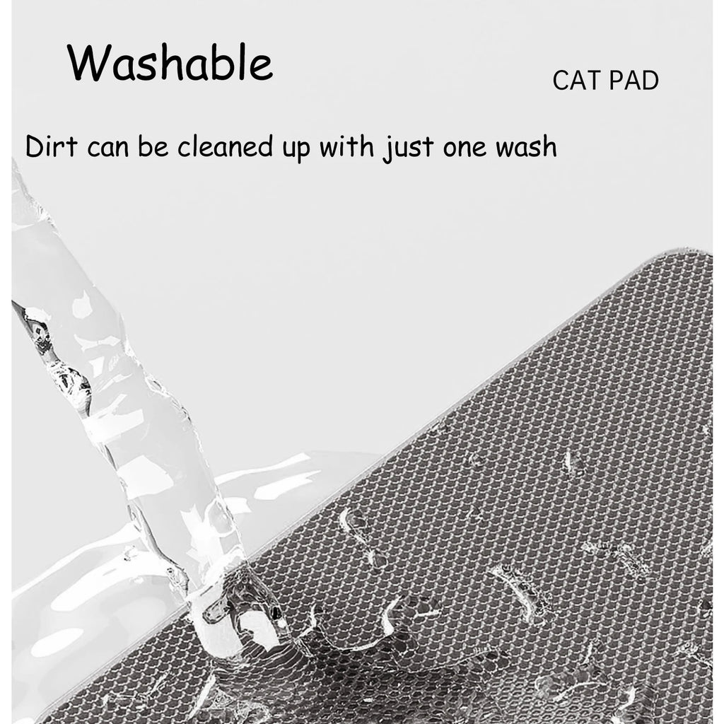 Waterproof Double-Layer Cat Litter Mat – Non-Slip & Washable