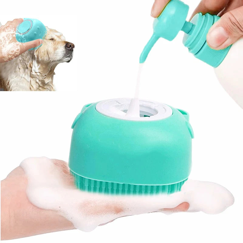 Pet Bathing Brush Soft Silicone Grooming & Massage Tool