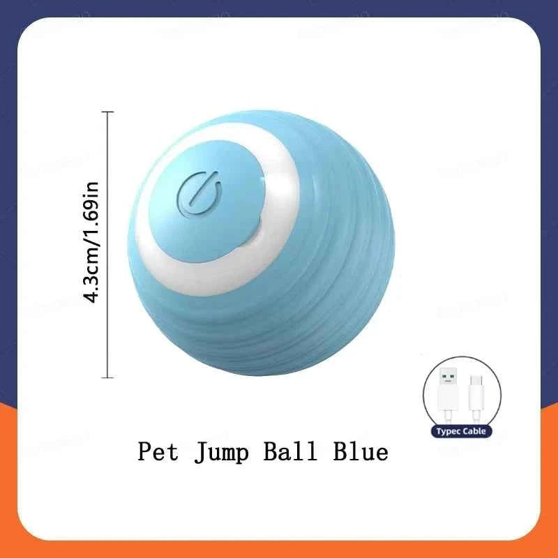 Smart Interactive Dog Toy Ball USB Rechargeable Bouncing Pet Toy