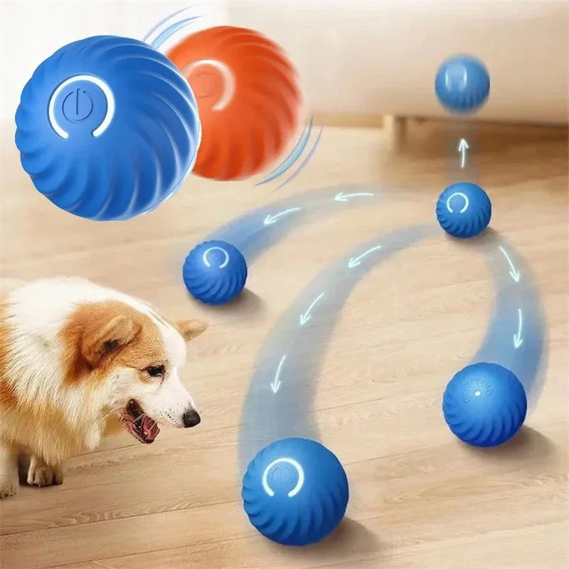 Smart Interactive Dog Toy Ball USB Rechargeable Bouncing Pet Toy