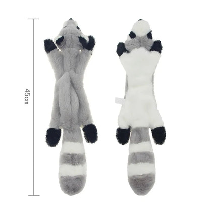 Funny Stuffingless Dog Toy with Squeaker – Durable Plush Chew