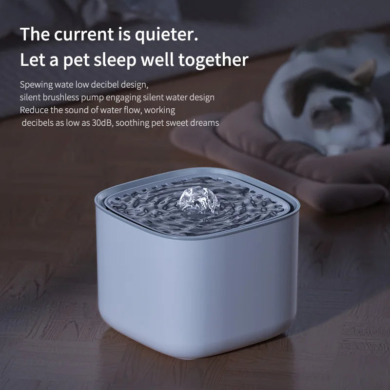 3L Cat Water Fountain – Silent USB Electric Dispenser with Filter