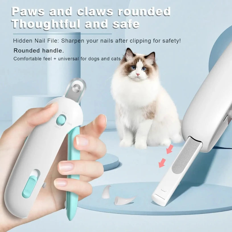 Professional Pet Nail Trimmer with Adjustable Hole – Cats & Dogs