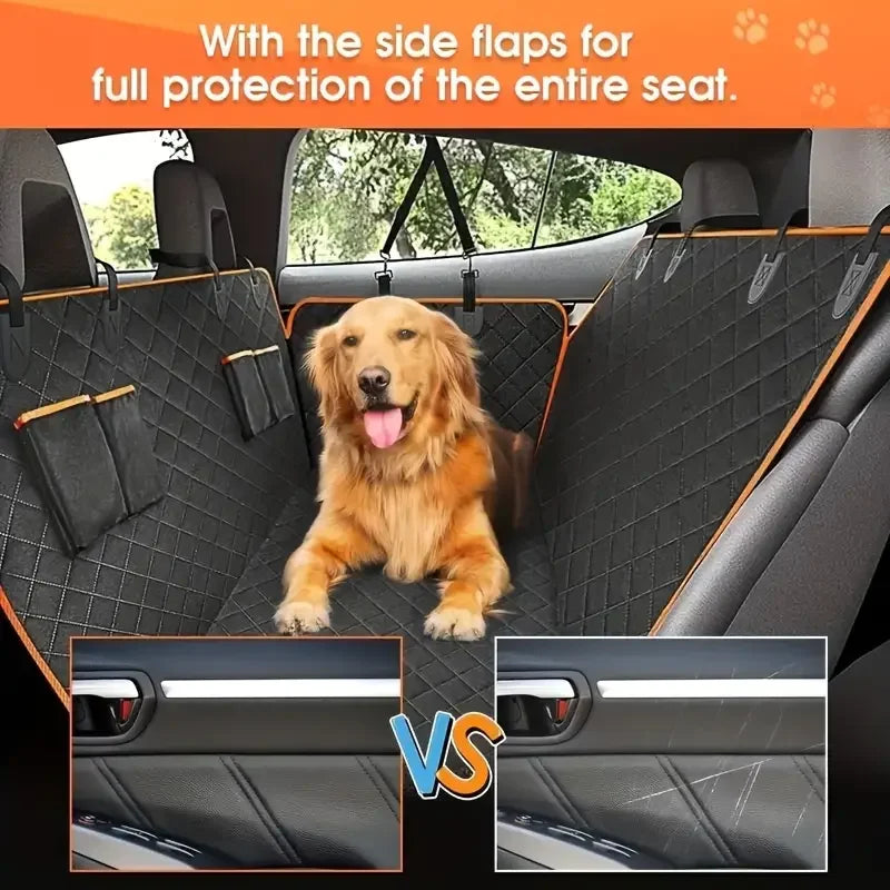 Dog Car Seat Cover Hammock – Waterproof, Scratch Proof & Nonslip