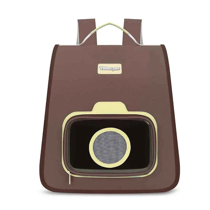 Portable Pet Backpack with Window & Safety Leash – Whisker House