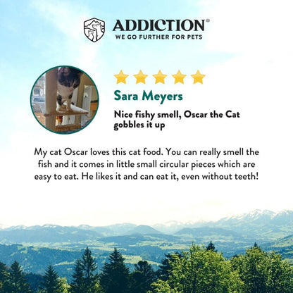 Salmon Bleu Dry Cat Food package, product photo 13 of 23