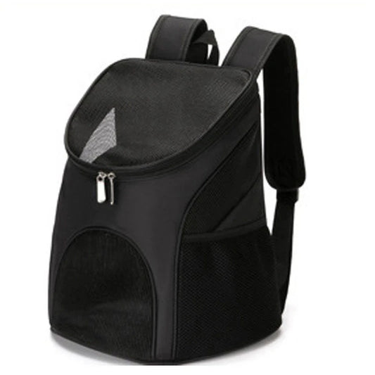 Portable Foldable Pet Mesh Carrier Backpack – Breathable Dog & Cat Travel Bag