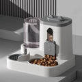Automatic Cat & Dog Feeder Bowl with Water Fountain – Spill Proof