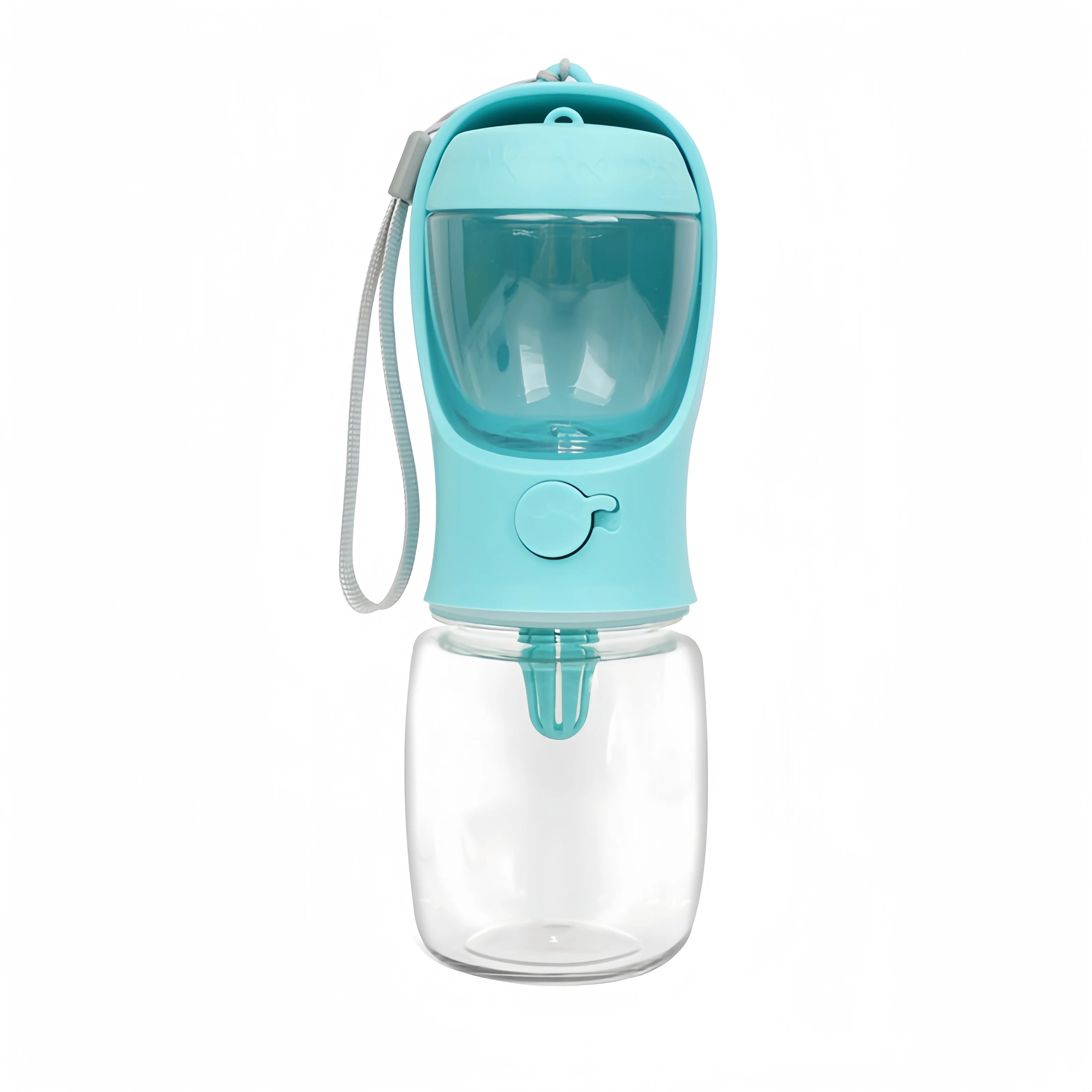 Portable Dog & Cat Water Bottle with Food Storage – Travel Feeder