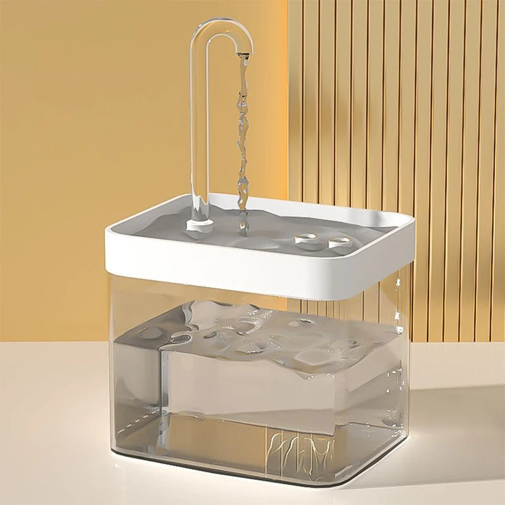 Automatic Cat Water Fountain with Filter – 1.5L USB Dispenser