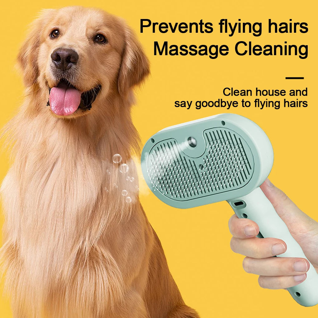 Steam Spray Dog Grooming Brush – Dog Steam Brush | Whisker House